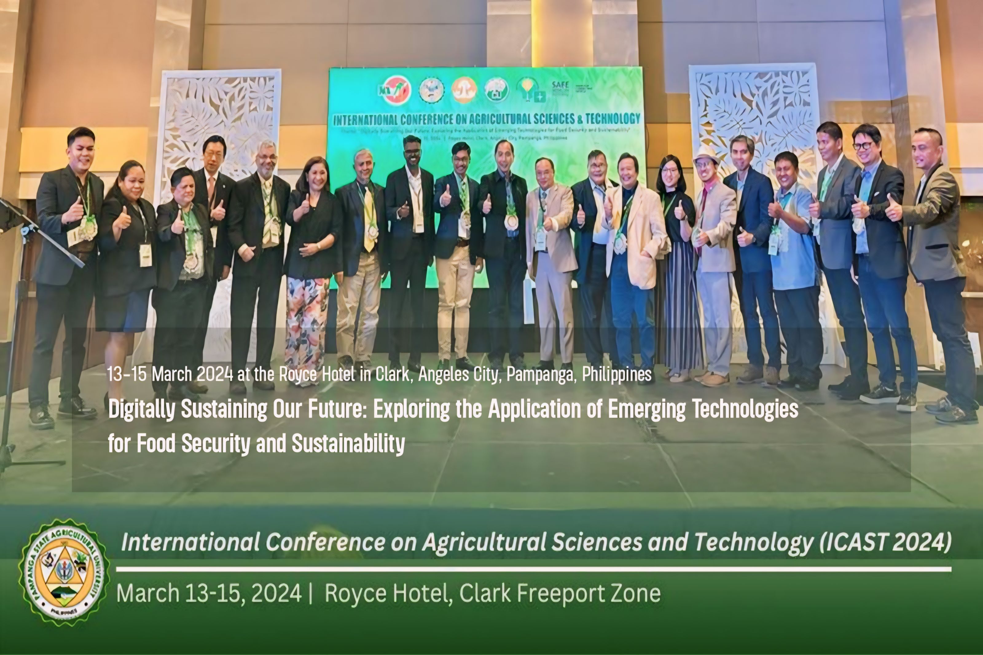 Prof. Dr. Novizar Nazir Invited as Keynote Speaker at International Conference on Agricultural Sciences & Technology 2024